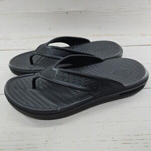 Crocs InMotion Flip Mens Size 13 Black LiteRide Flip Flop Sandals 211101